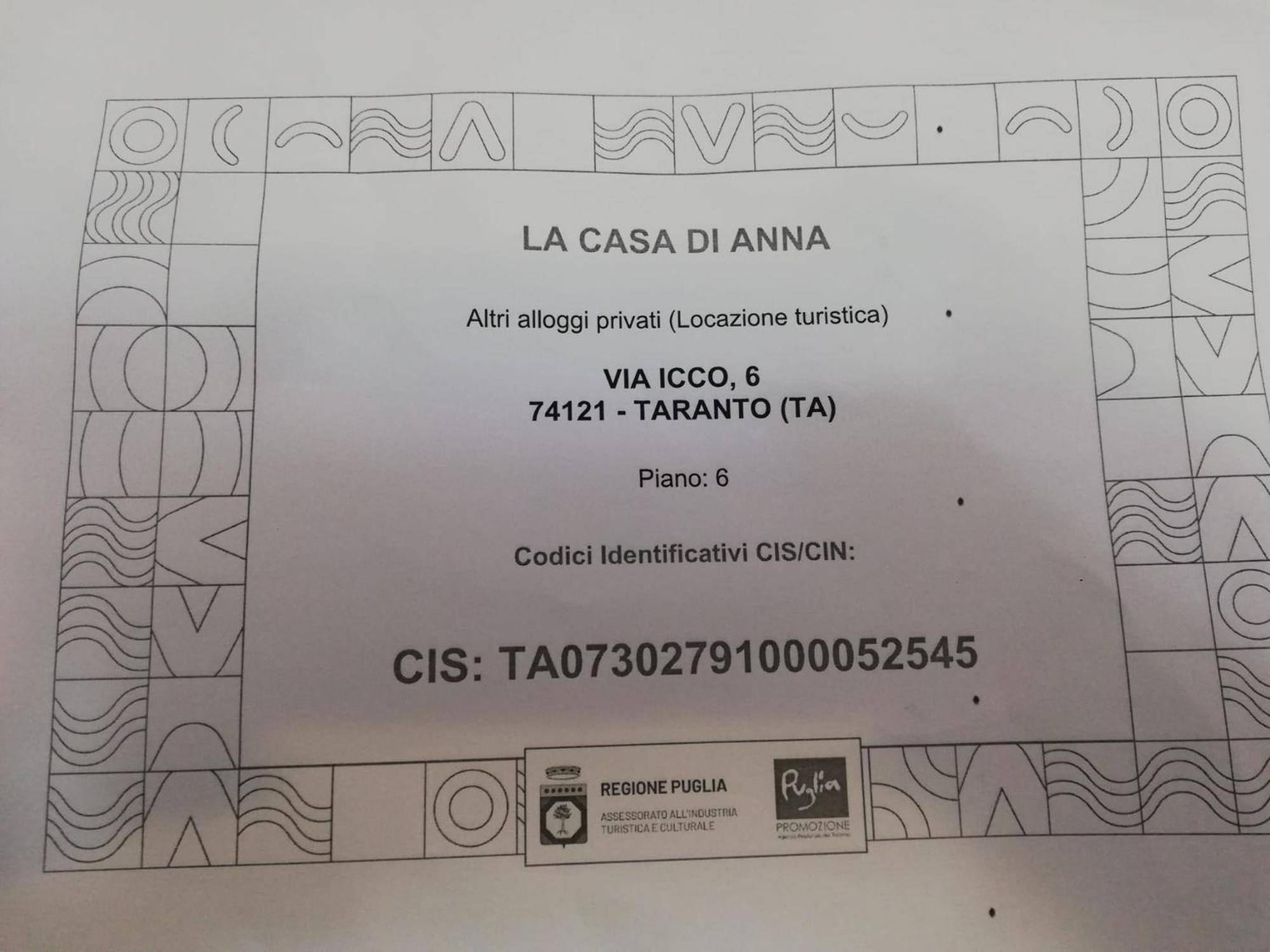 Apartamento La Casa Di Anna Tarento Exterior foto